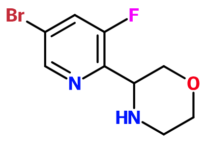 (image for) MCYF1355 3-(5-Bromo-3-fluoropyridin-2-yl)morpholine